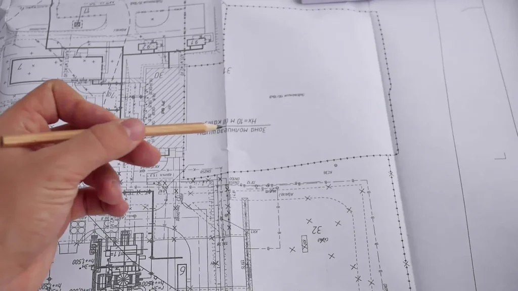 Quantity Surveyors Invercargill providing reliable quantity surveying services with a detailed building blueprint analysis.